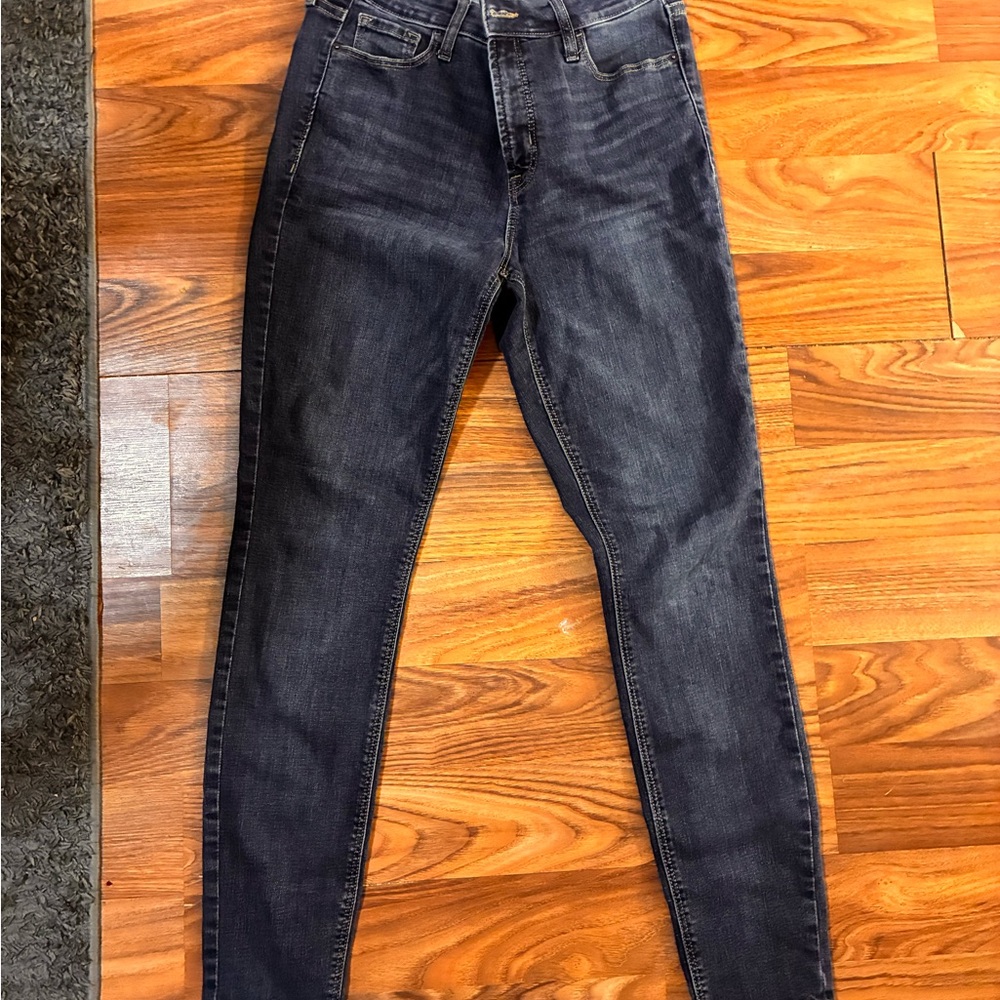 Old Navy High-Rise Rockstar Super-Skinny Jeans Size 10 Long